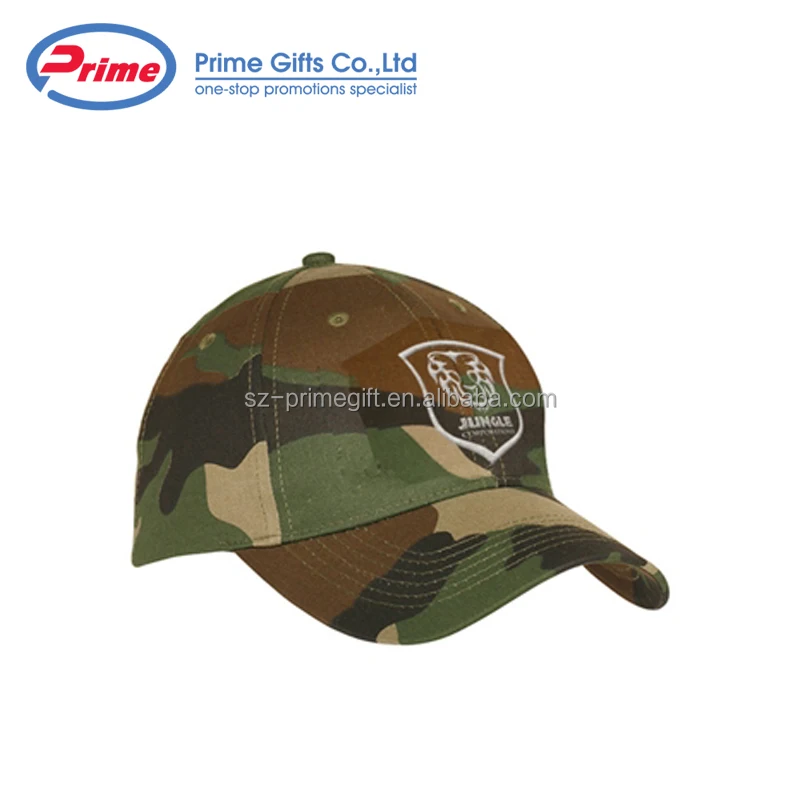 Камуфляж хлопок саржа пользовательские camo бейсболка Закрытое назад
