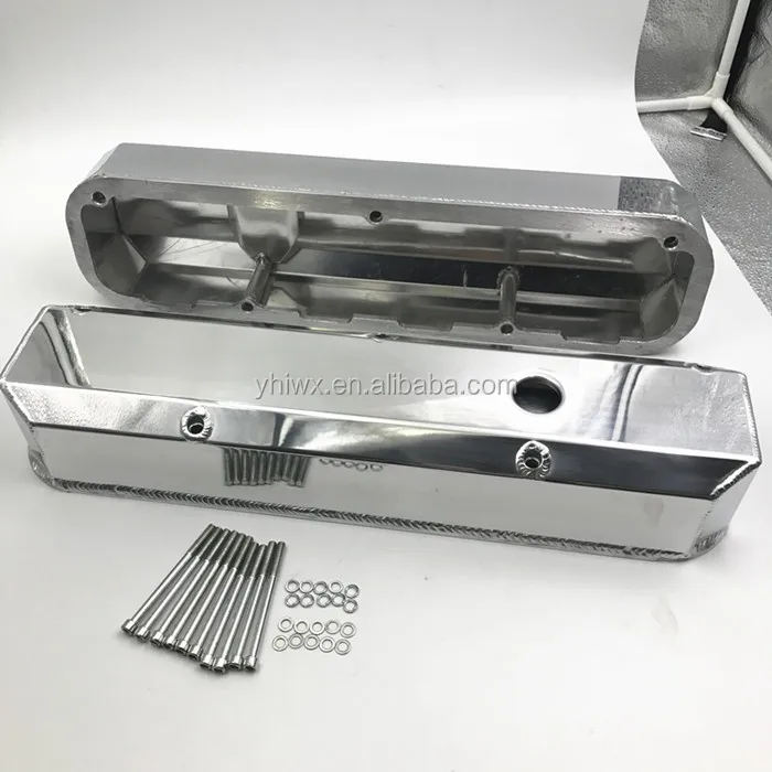 Aluminum valve cover in weld