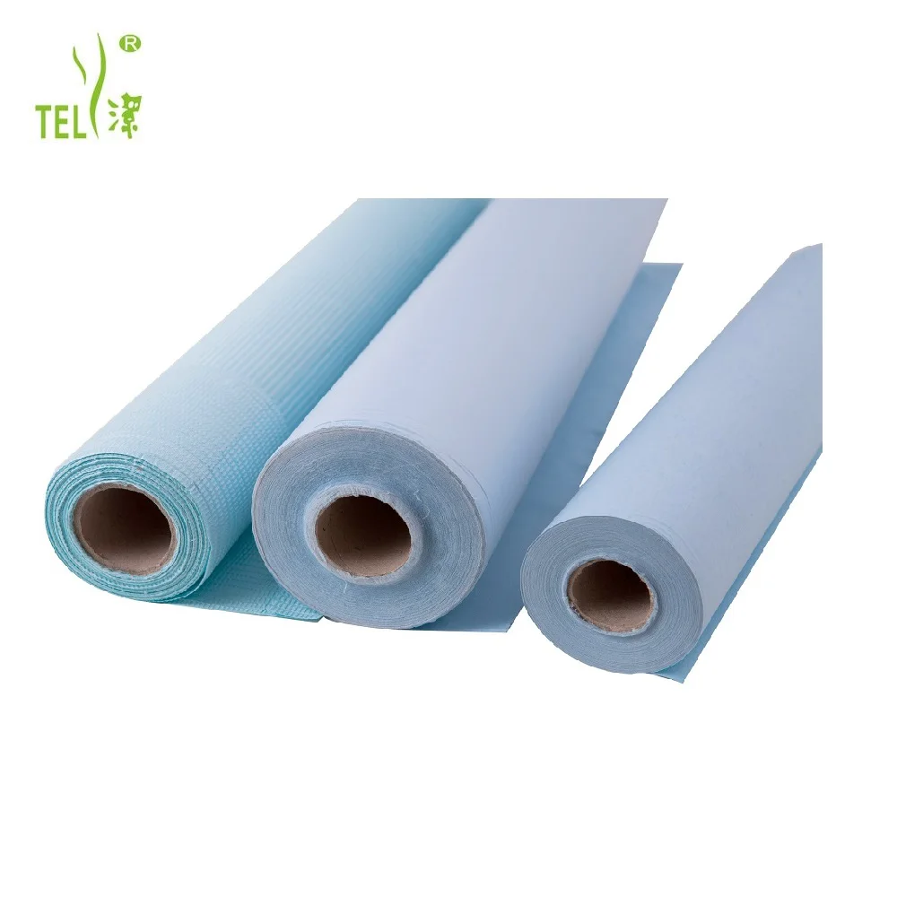 Одноразовая Водонепроницаемая медицинская бумажная подстилка, рулон простыни