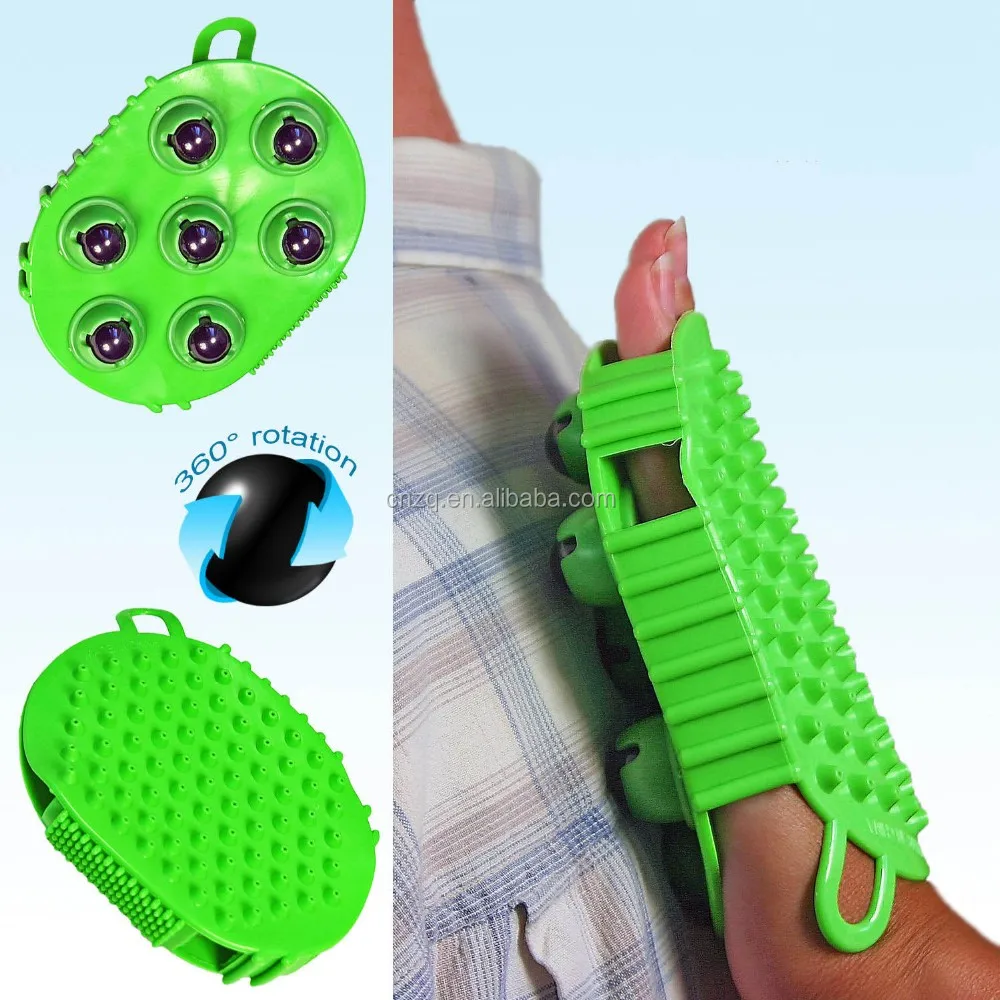 7 Magnet Rolling Ball Massage Brush Full Body Slimming Massager Dredge Meridian