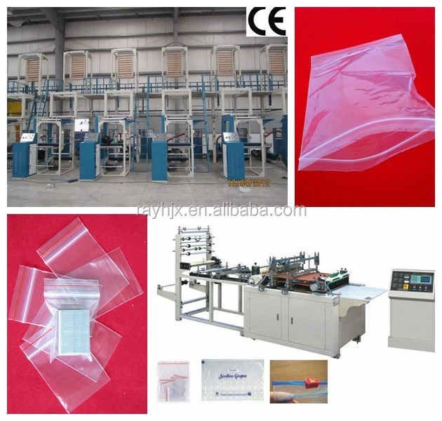 PE Zip Lock Film Blowing Machine