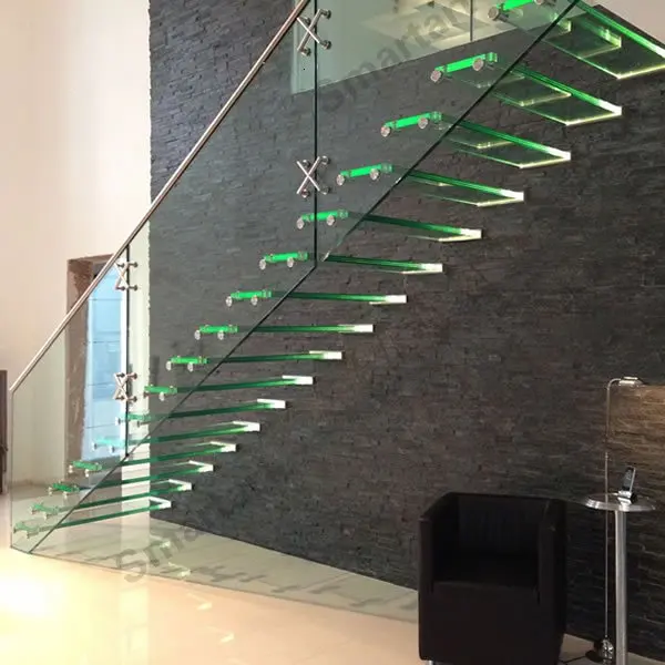 Smartart 2022  china Glass railing floating stairs
