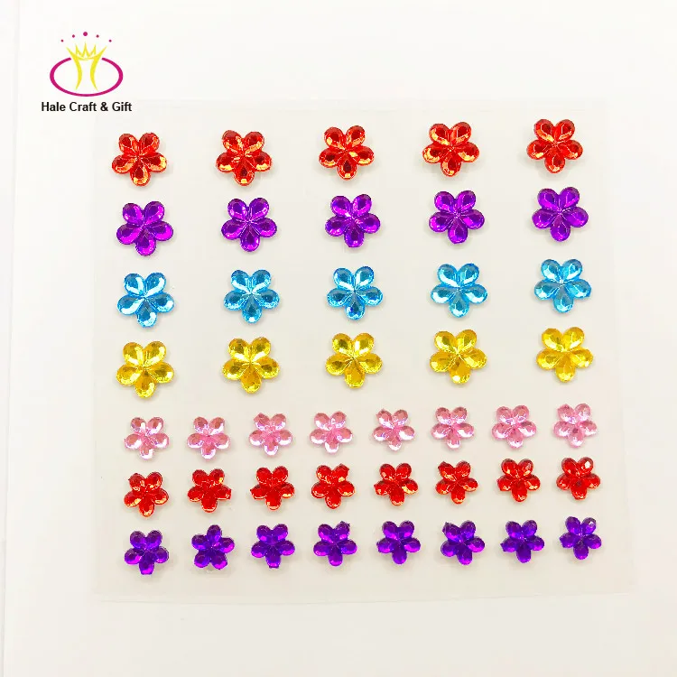 Wholesale DIY Craft Sheet Acrylic Diamond Rhinestone Gem Self Adhesive Crystal Stickers