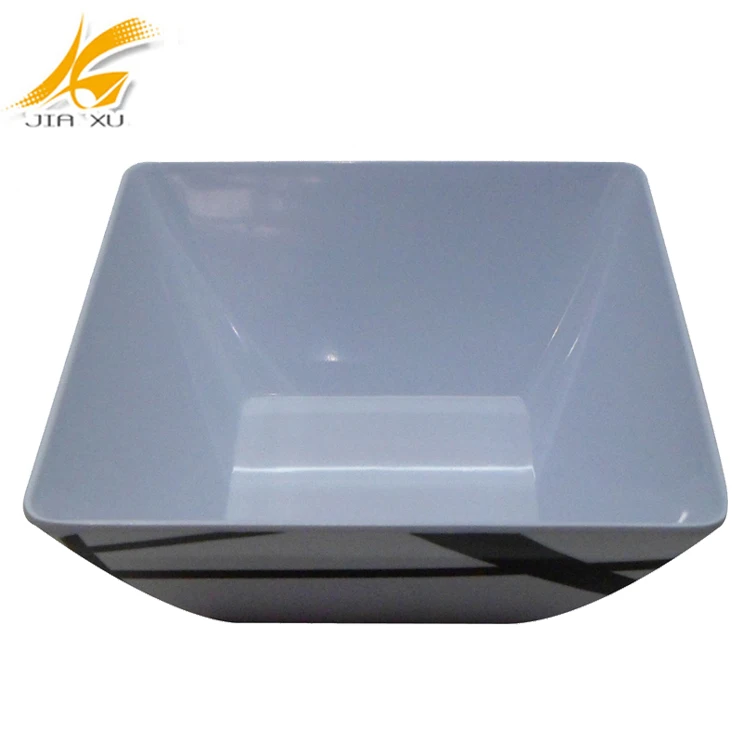 16pcs melamine square plate and bowl dinner set wholesale melamine tableware