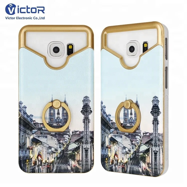 Universal Ring Holder OEM Leather Sticker Mobile Case Mobile Phone Accessory For Android Phones