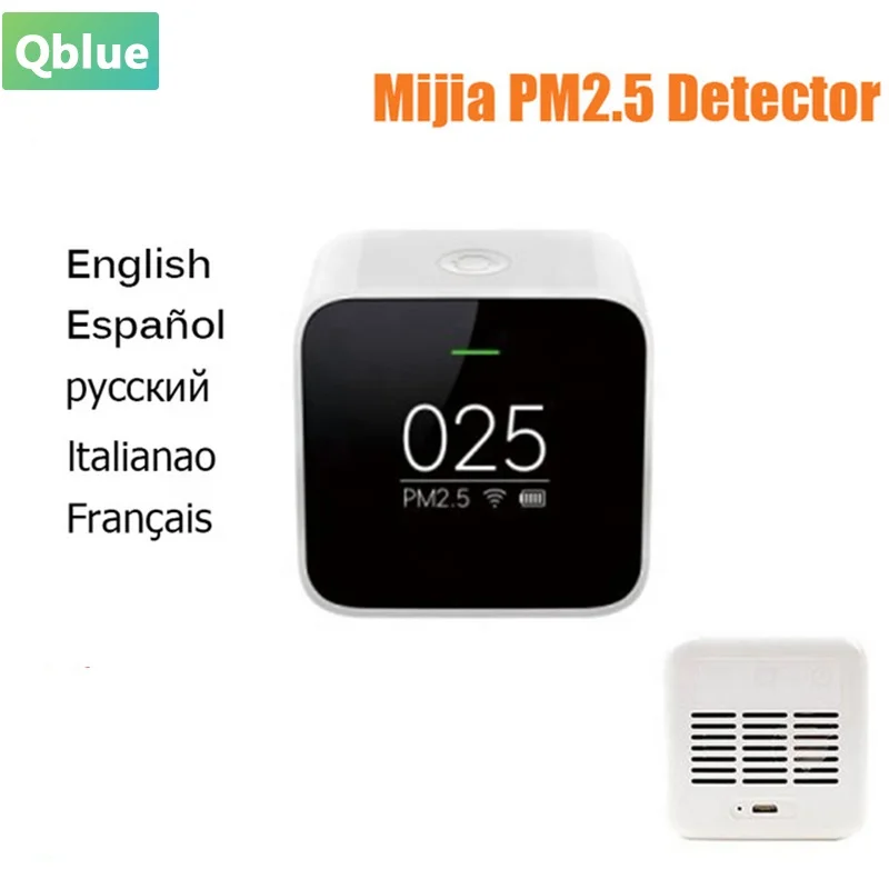 Оригинальный монитор Xiaomi Smart Air Quality PM2.5 с OLED-дисплеем точный лазерный датчик белый медицинский управление через