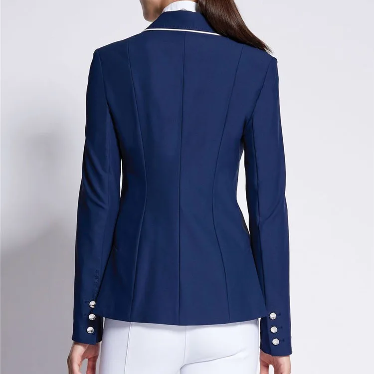 88% Nylon 12% Spandex hidden zipper equestrian jacket show jacket
