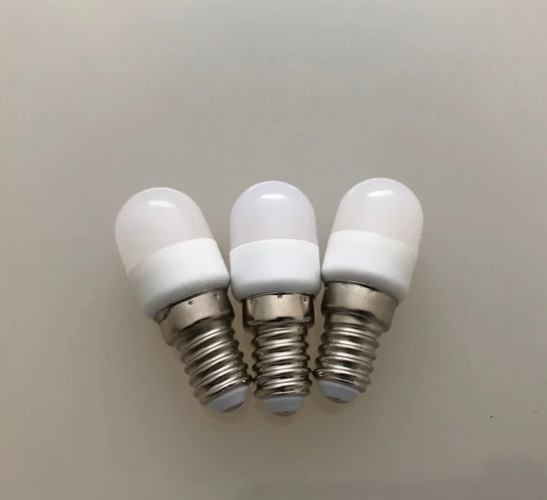  SMD LED E14 1 5 W теплый белый 230V T22 светодиодный фонарь для холодильника Светодиодная