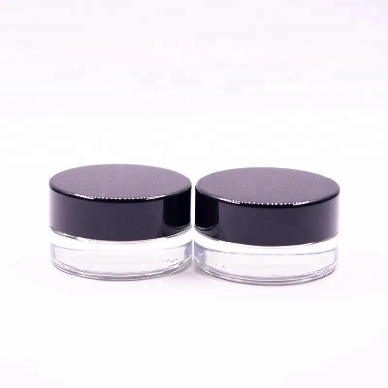 Top Quality Glass Eye Cream Jar 3g/3ml 5g/5ml small Cosmetic Jar For Eyebrow/Eyeshadow Cream,Tester Cream Jar