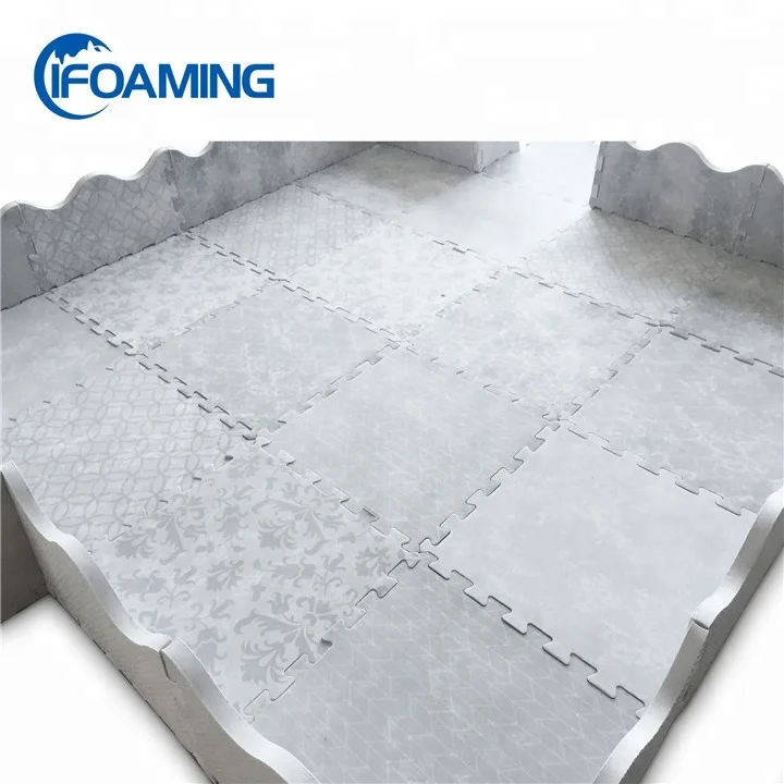 
Ifoaming Custom Printing Extra Thick Non Toxic Baby Play Mat 0.55