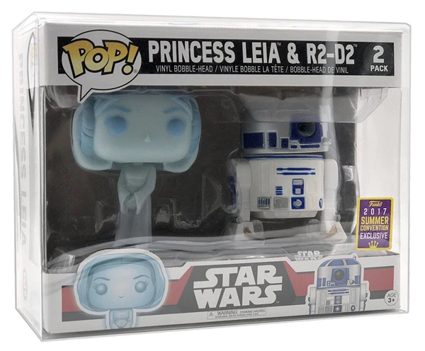 Custom 0.5 mm Soft Crease Funko POP Protector with Lock Tab on Top