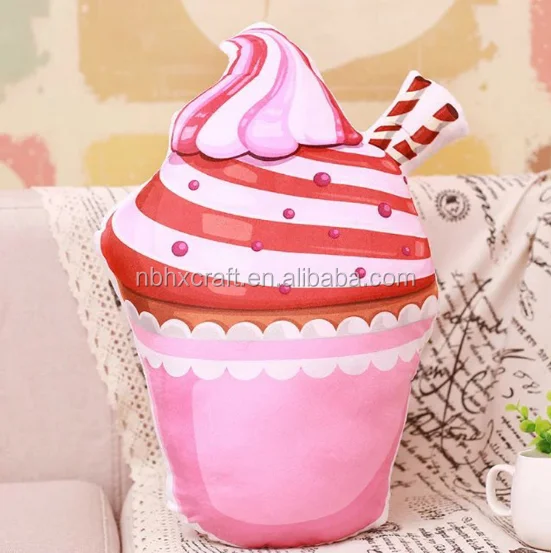 
YZTL0105 HAOXUAN Cotton Ice Cream Style Stuffed Baby Pillow For Room Sofa Car Decorative 