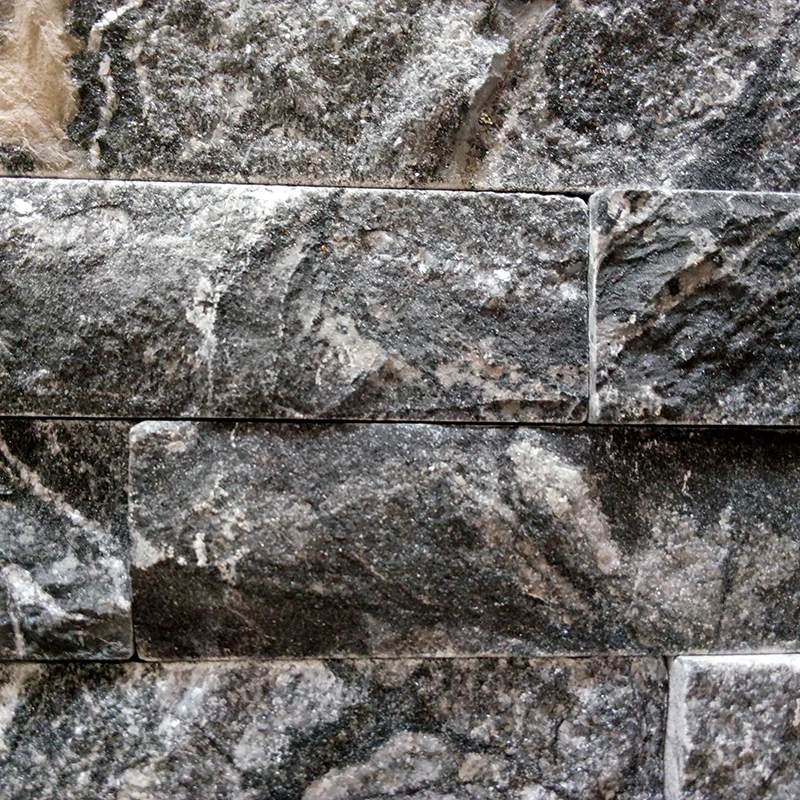 
China Black Marble Culture Stone Wall Cladding on Sell 