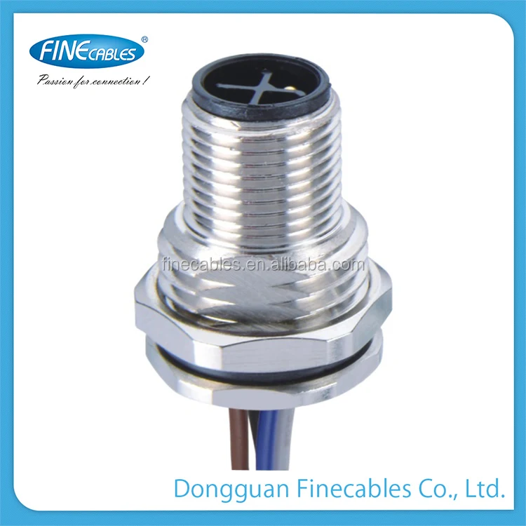 M12 мужского и женского пола 4 pin 5 pin-кодирования разъем адаптера питания