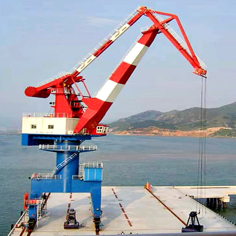 Nucleon Portal Crane with Hook Grab Magnet Container