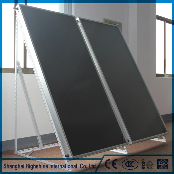 Custom printed new design solar thermal collector panel for piscina heating Flat Plate Solar Collector