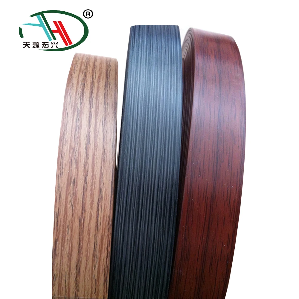 Бесплатный образец ПВХ пришитую для МДФ кольцевания рулонов мебели и фанеры