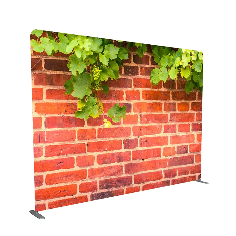 Высокое качество дисплей под заказ студийная фотобудка кирпичный фон стенд