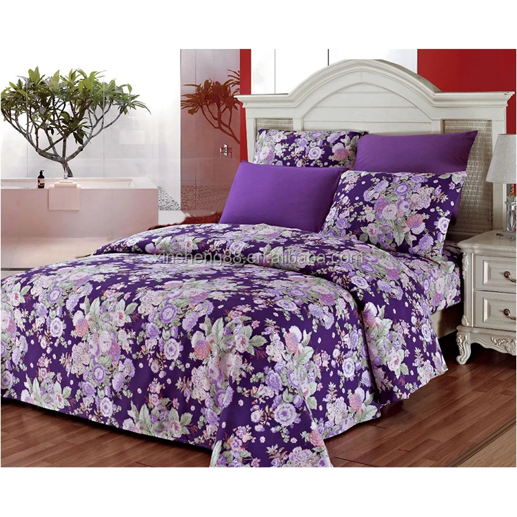 1800 series printed 4pc/6pc bedding sheet set whole sale
