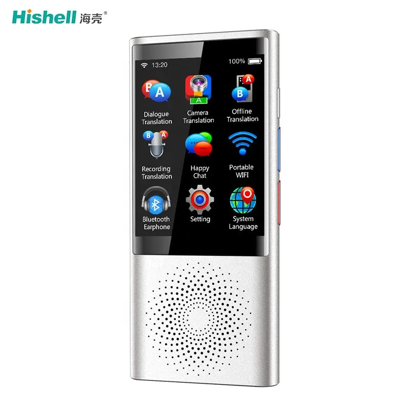 HT101 Portable Pocket Speech Translator Real Time Smart Voice Translator for Business