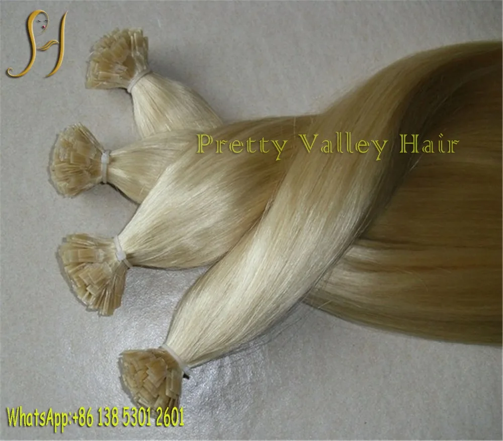 
alibaba 100% Italian Keratin european hair extension 
