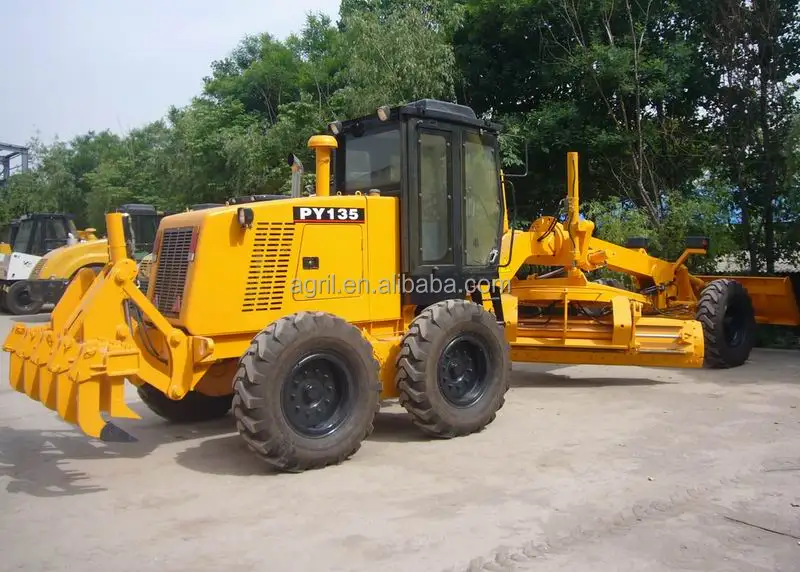 top quality best price hydraulic motor grader 165Hp model py165C use Z F gear and Cumins engine with CE certification