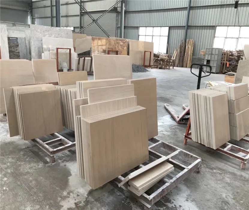 
Франция serpeggiante желтый песчаник тротуарной плитки 