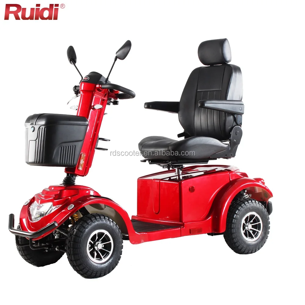 LCD panel tiller adjustable electric senior scooter high torque R9-S handicapped scooter