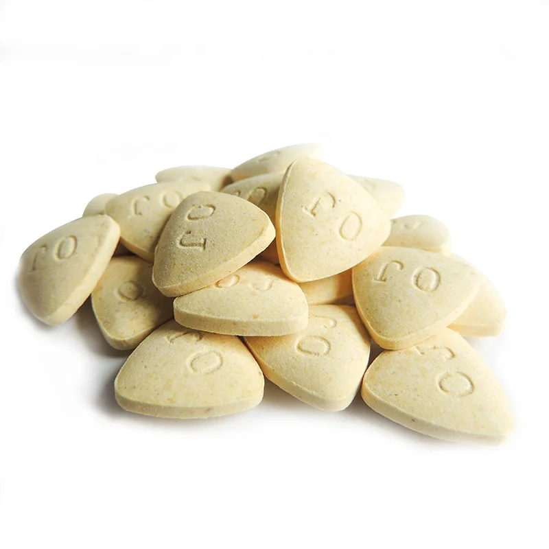 
Factory offer OEM health Calcium iron and zinc chewable tablets 