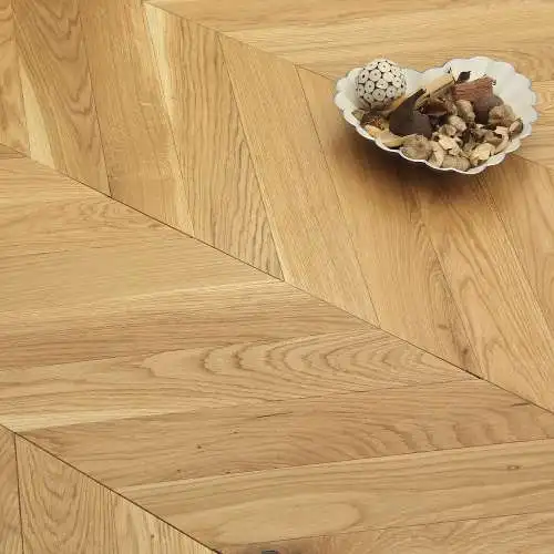 Engineered Hardwood Flooring chevron parquet Brushed wood parquet flooring