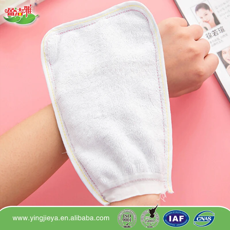
top level most popular promotional bath body scrubber exfoliating kids bath glove wash mitt 