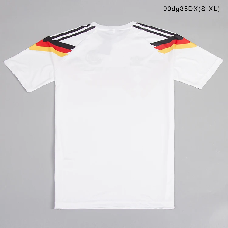 
1990 Germany Memoria jersey Polyester Breathable soccer jersey 