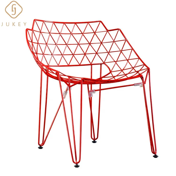 Modern Metal Wire Dinning Chair Eat chair hollow out wire chairs