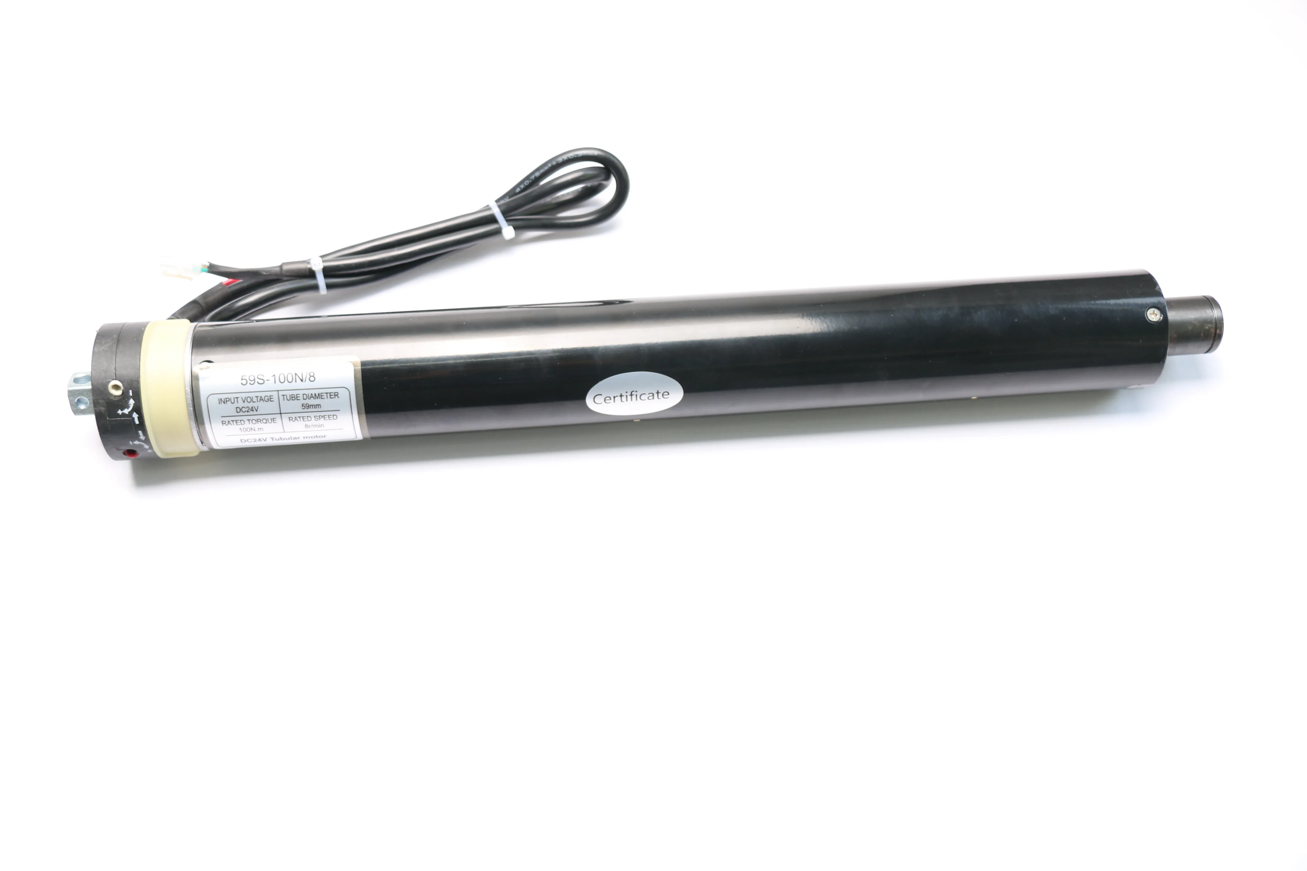 DC 59mm skylight 24V tubular motor without thermal protection with battery back up