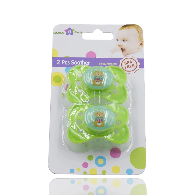 SMILE BEAR custom wholesale high quality baby pacifiers soft durable pacifier baby silicone pacifier