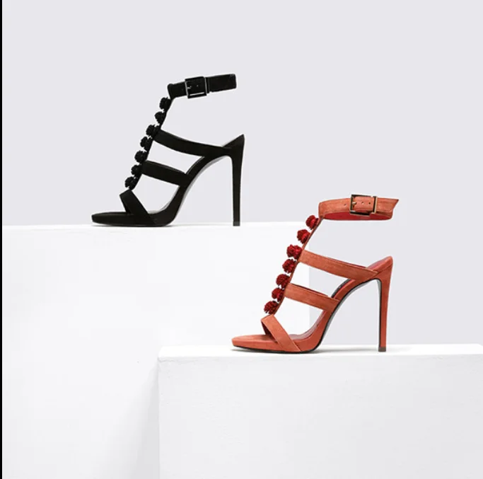 Women High Thin Heel Peep Toe Classic Style Dress Shoe for girls