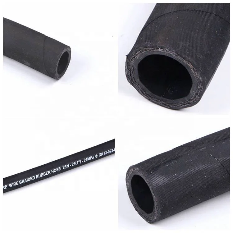 SAE100 R2A/AT 32m Concrete Pump Rubber End Hose Tube