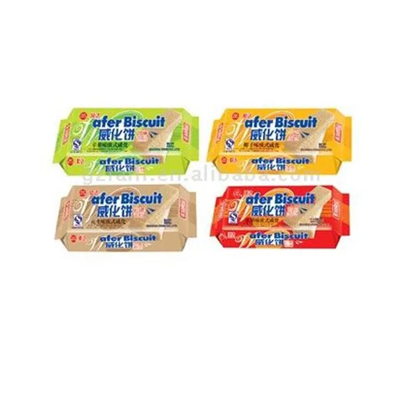  227G Wafer coconut orange lemon chocolate flavor wafer biscuits