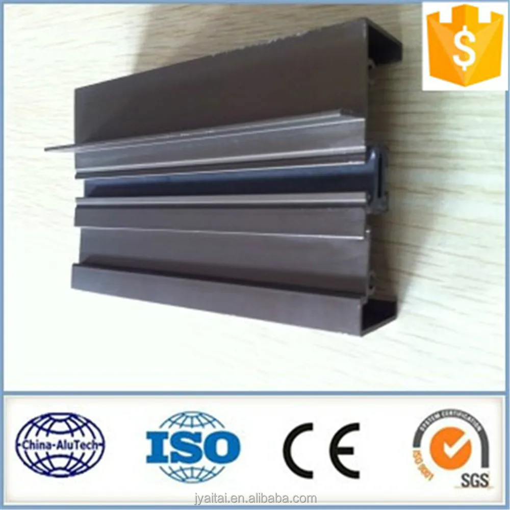 Отличная поверхность изоляционного пробойного моста, алюминиевый профиль