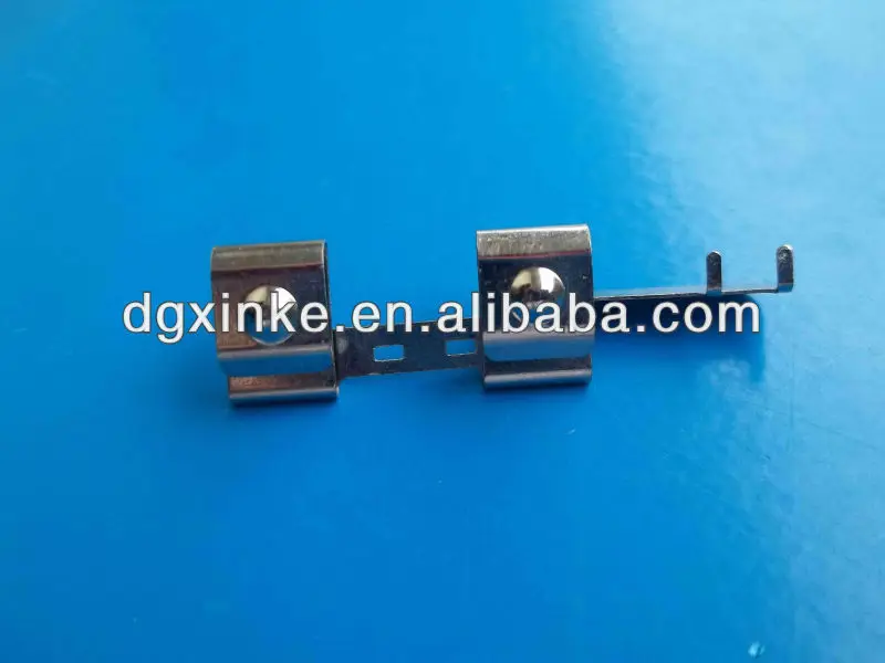 high precision metal strip progressive stamped copper brass gold plated contact crimp