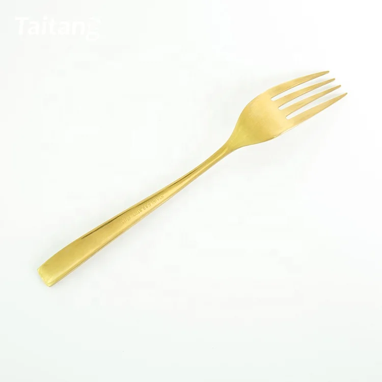 4pcs spoons forks knives stainless steel gold wedding cutlery