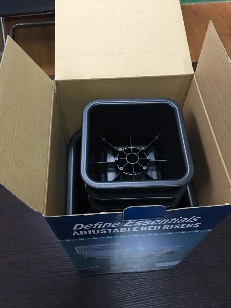 8 inch adjustable bed risers