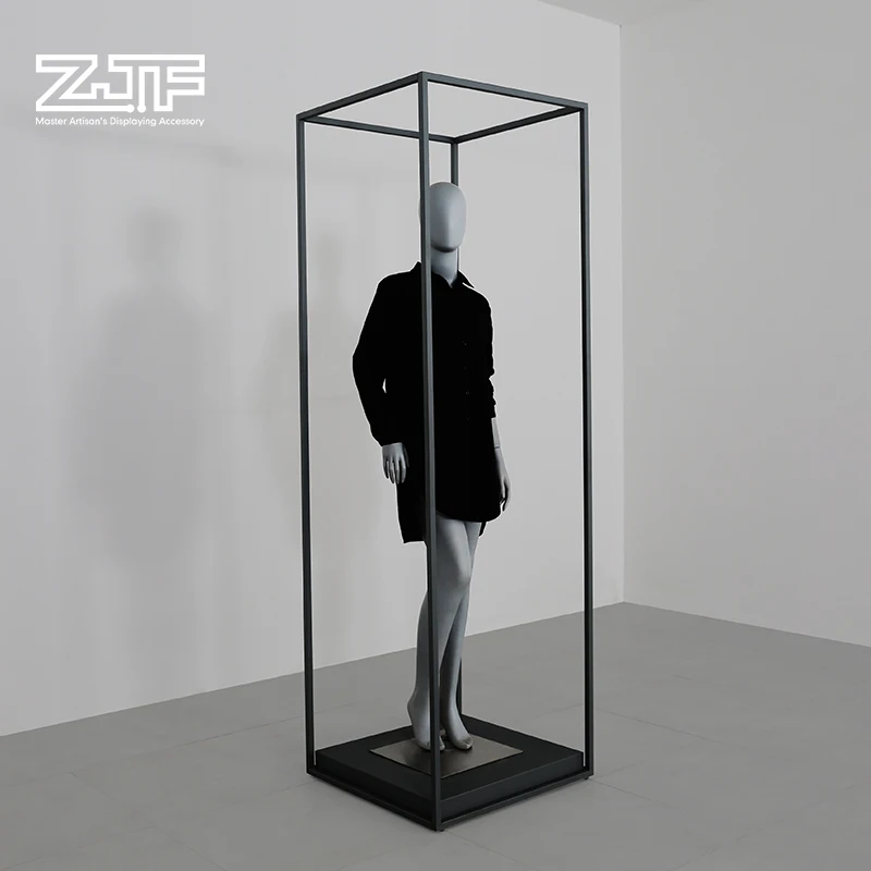 Metal chrome full body dummy stand display unisex dress form mannequin stand for clothes (60733476708)