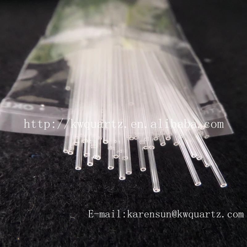 Высокая термостойкость прозрачный кварц капиллярной