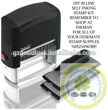 сделай сам текст предварительно- подписали само- стампер красочного/сделай сам текст авто себе- валик для нанесения краски