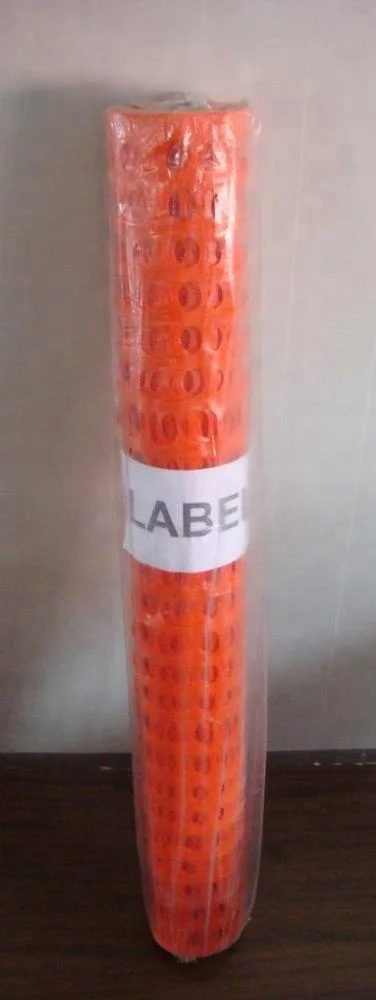 Cheaper 50mx1m Orange Safety Barrier Fence Plastic Mesh Roll For Building