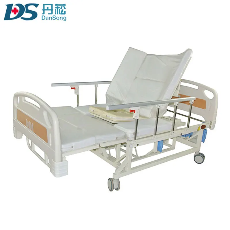 home nursing patient transfer use 3 cranks manual hospital bed
