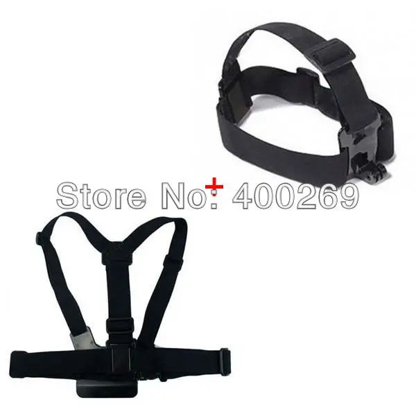 Gopro Chest + Head Strap Strap for Gopro High Definition Hero 1 2 3 Camera Accessories