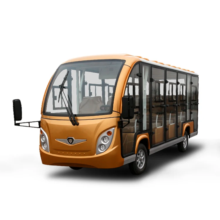 ISO approved 14 electric sightseeing bus for passenger low speed