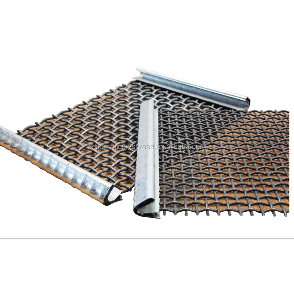 (20 years factory)American 1-12.7mm High Carbon Steel Wire Woven Wire Mesh Cloth for Vibrating Screen